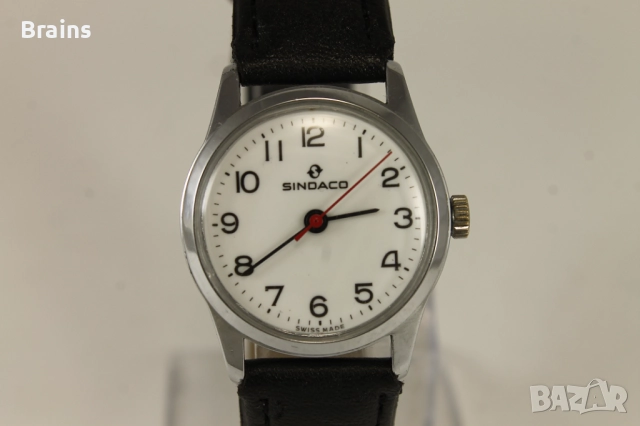 1960's SINDACO Швейцарски Ръчен Часовник , снимка 4 - Антикварни и старинни предмети - 52865319