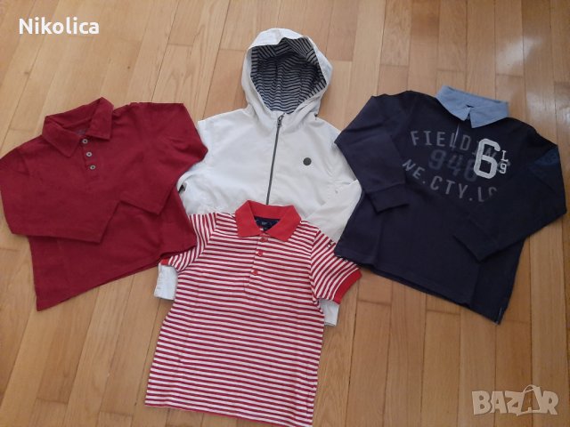 Детско яке ZARA,блузки FERRARI,Calvin Klein,H&M за 5-6 г.момче 