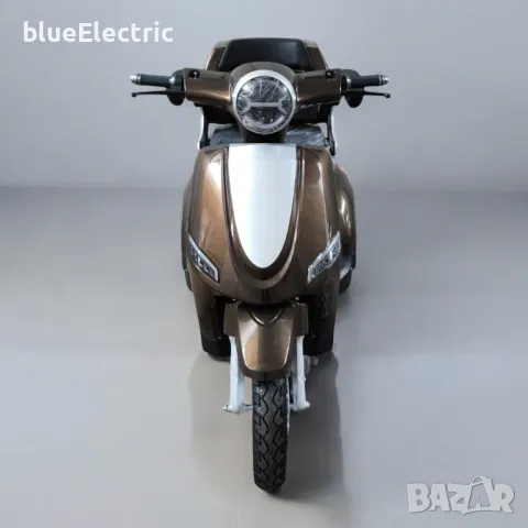 Електрическа Триколка blueElectric BM1-LUX 2000W | 60V | 24Ah | BROWN, снимка 8 - Мотоциклети и мототехника - 49745665