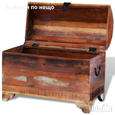 Сандък за съхранение от регенерирано дърво Код P76, снимка 3 - Други стоки за дома - 49147131