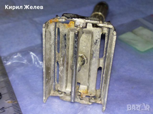 Стара РЕТРО КОЛЕКЦИОНЕРСКИ РЯДЪК МОДЕЛ САМОБРЪСНАЧКА ЖИЛЕТ с МАРКРОВКИ 12486, снимка 13 - Колекции - 43805891