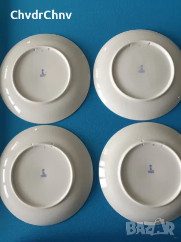 4бр ALKA Kaiser/АЛКА Бавария немска колекционерска декоративна порцеланова чиния-картина/цветя, снимка 6 - Картини - 48118681