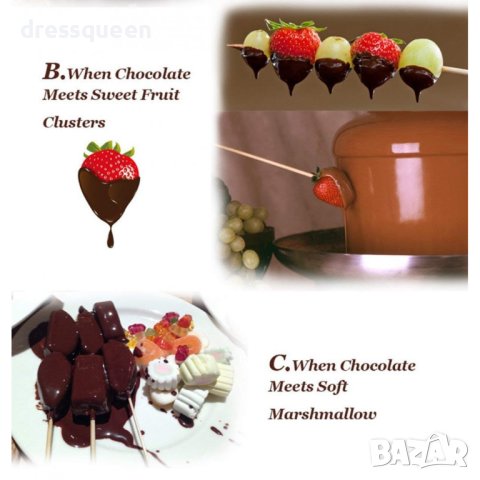 2030 Шоколадов фонтан с модерен дизайн, снимка 7 - Други - 44015124