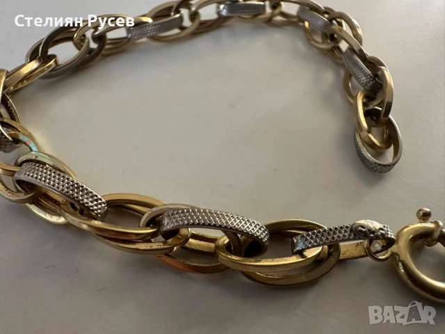  7.52гр 20см златна гривна/ златно колие / синджир / ланец / злато / GOLD 585 / 14 карата , снимка 6 - Гривни - 50945241