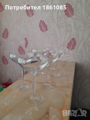 Комплект  стъклени чаши, снимка 6 - Чаши - 51796459