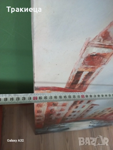 ГОЛЯМА КАРТИНА МАСЛО НА ПЛАТНО ВЕНЕЦИЯ, снимка 3 - Картини - 52791465