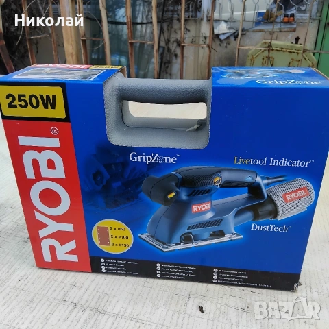 Виброшлайф Ryobi, снимка 3 - Други инструменти - 53603964