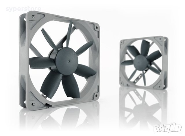 Вентилатор за компютър 120x120x25mm Noctua NF-S12B-redux-1200-PWM SSO Bearing 4-pin PWM 1200RPM 12V, снимка 3 - Други - 40402812