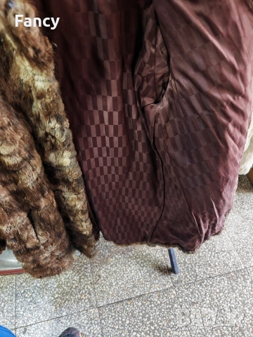 Дамско палто естествен косъм, заек, снимка 3 - Палта, манта - 53176104