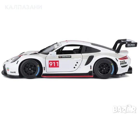 Bburago Race - модел на кола 1:24 - Porsche 911 RSR Bburago 1:24 18-28013, снимка 7 - Коли, камиони, мотори, писти - 49124979