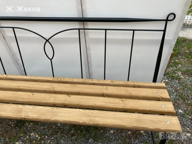 Две градински пейки, снимка 8 - Градински мебели, декорация  - 52518378