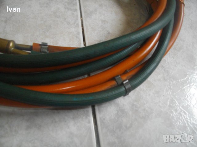 Оксижен Резак 33,5 см с 5м. Маркучи и Редуцир Вентил-2 Манометри/Клапан, снимка 5 - Други инструменти - 40431381