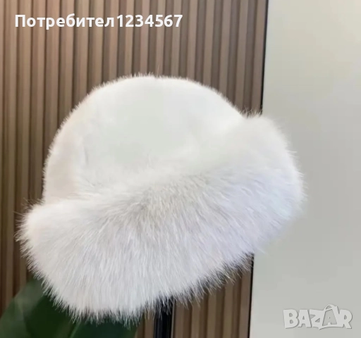 Нови зимни шапки с косъм, налични цветове, снимка 6 - Шапки - 52988463