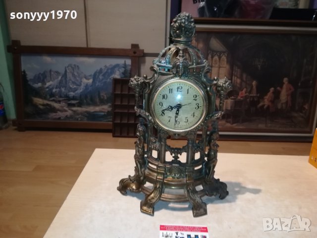 мед/месингов колекционерски часовник 2410211648, снимка 2 - Антикварни и старинни предмети - 34567539