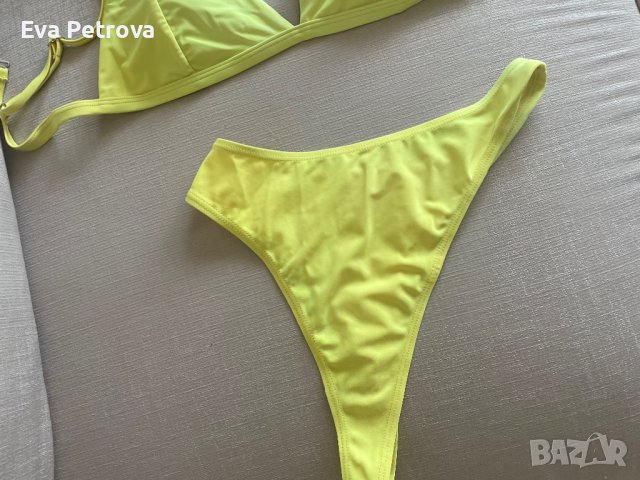 Бански ,жълт две половинки С размер, снимка 2 - Бански костюми - 37198580
