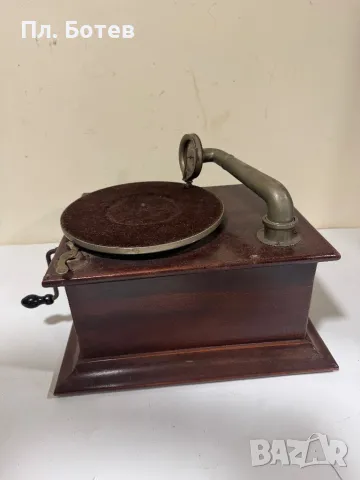 Много рядък грамофон, снимка 6 - Грамофони - 49911327
