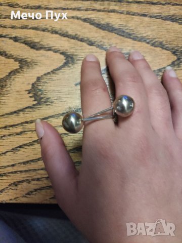Сребърен пръстен (101), снимка 8 - Пръстени - 39721326