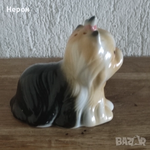 Порцеланово куче /фигурка/солница, снимка 7 - Статуетки - 52499811