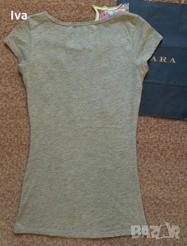 тениска Zara Trafaluc S, снимка 3 - Тениски - 28732858