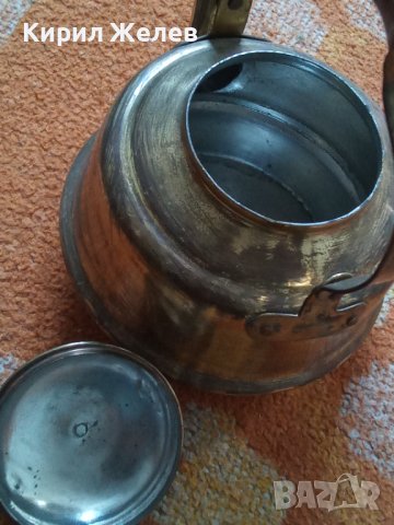 Чайник ALBANIA стар Бронзов РЪЧНА ИЗРАБОТКА 42533, снимка 9 - Колекции - 43785757