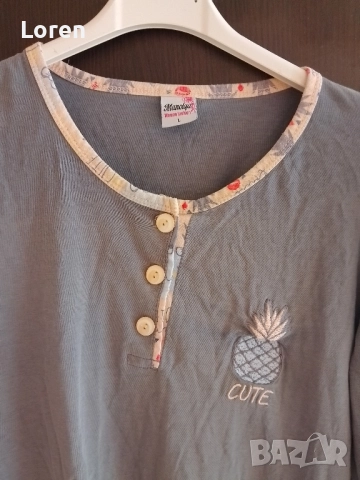 Пижама с 🍍🍍🍍 ананаси, снимка 4 - Пижами - 52546764