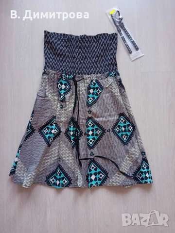 Голям избор от къси летни роклички/ туники, размер М/ L, снимка 3 - Рокли - 37697156