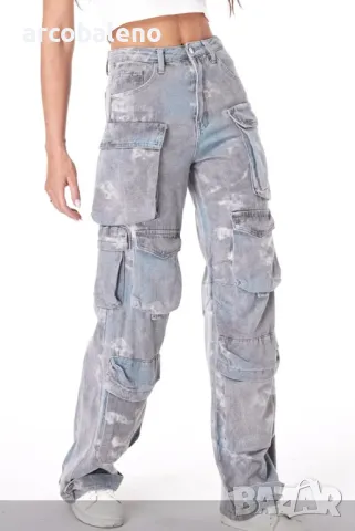 Ликвидация! Дамски дънки с висока талия, снимка 3 - Дънки - 47674487