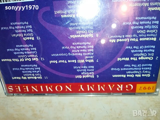 GRAMMY NOMINEES CD 2209221649, снимка 14 - CD дискове - 38085487