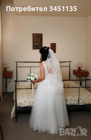 Булчинска рокля , снимка 2 - Рокли - 52895102