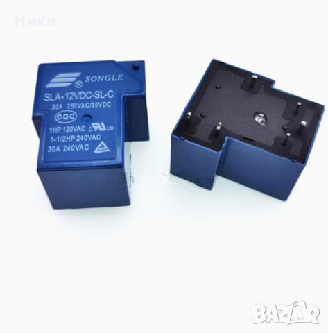 6PIN силово реле SLA-12VDC-SL-C, 12 V, 30А, снимка 2 - Други - 26538865