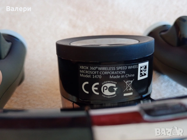 Безжичен джойстик (волан) за Xbox 360, снимка 6 - Xbox конзоли - 53040097