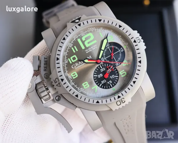 Мъжки часовник Graham Chronofighter Oversize с кварцов механизъм, снимка 4 - Мъжки - 49845854