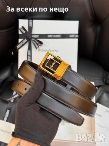 Yves Saint Laurent Колан Със Сертификат И Торбичка - Налични Различни Цветове Код SK256, снимка 3 - Колани - 52596448