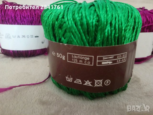 Прежда - вискозна коприна и ширит, снимка 5 - Други - 39561649