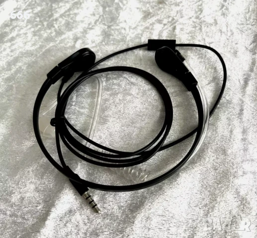 Retevis слушалка с микрофон за гърло, 1 пинов 3.5 мм жак, снимка 3 - Друга електроника - 50500570