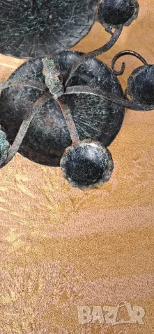 Стар свещник , снимка 2 - Антикварни и старинни предмети - 48601728