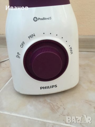 Блендър Philips HR2156/90 , 600 W, ProBlend 5, 2-литрова кана , снимка 3 - Блендери - 28895281