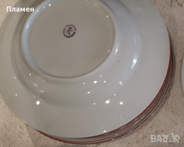 Български порцелан - 4 дълбоки чинии за супа , снимка 3 - Чинии - 40689811
