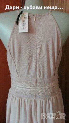 Дълга рокля в цвят пепел от рози👗🌹🌸S/M,M👗🌹🌸арт.2023, снимка 5 - Рокли - 33449844