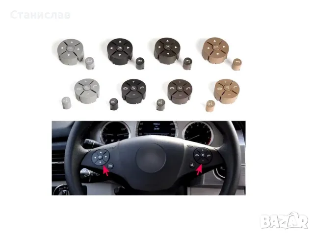 Mercedes GLK X204 Pre-Face Капачета за волан , снимка 2 - Части - 50219418