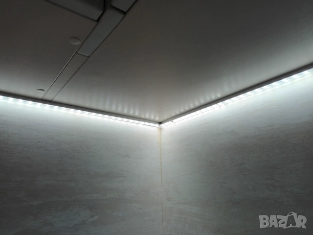LED лента 220V 10W 10мм 4000k, 6000k за кухня, витрини и др., лед лента, 20м, снимка 2 - Лед осветление - 51832953