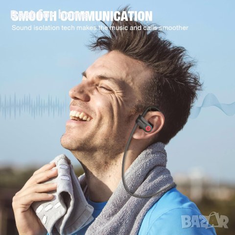 Boean Bluetooth спортни водоустойчиви слушалки, снимка 11 - Bluetooth слушалки - 43688642