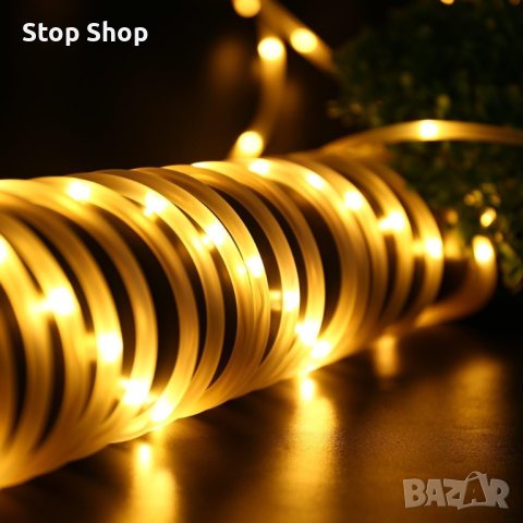 Ustellar 20m LED въжени светлини, управлявани от USB, 200 микро светодиода, IP65 водоустойчиви прика, снимка 4 - Лед осветление - 44030449