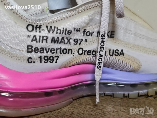 Nike Air Max Serena Williams x Off-White оригинални дамски маратонки , снимка 11 - Маратонки - 52564270