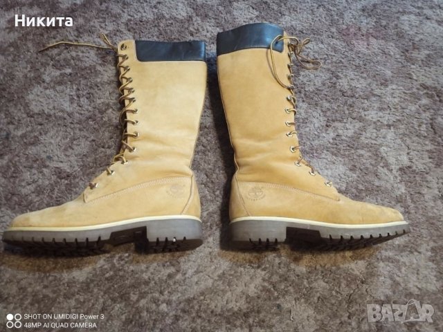 Timberland-ботуши до коляното 37-38 номер, снимка 3 - Дамски ботуши - 43184851