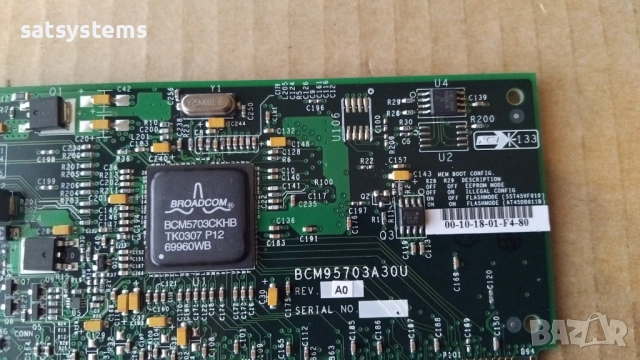  Broadcom BCM95703A30U PCI-X133 Gigabit Ethernet Adapter Card, снимка 7 - Мрежови адаптери - 31943796