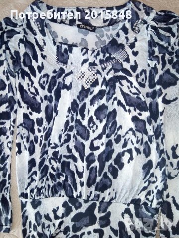 Елегантна дамска блуза с дълъг ръкав, снимка 2 - Блузи с дълъг ръкав и пуловери - 37871540