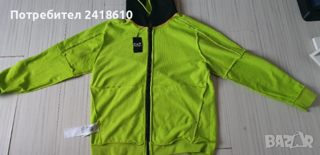 Emporio Armani EA7 Full Zip Hoodie Mens Size XL / 2XL НОВО! ОРИГИНАЛ! Мъжко Горнище!, снимка 12 - Спортни дрехи, екипи - 51572334