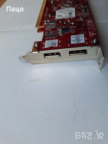 професионална видео карта AMD FIrePro W2100 2GB DDR3 128bit 2xDP LP, снимка 4 - Видеокарти - 50227973