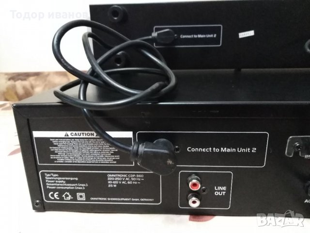 Omnitronic-cdp-360 dual CD player, снимка 8 - MP3 и MP4 плеъри - 38852973